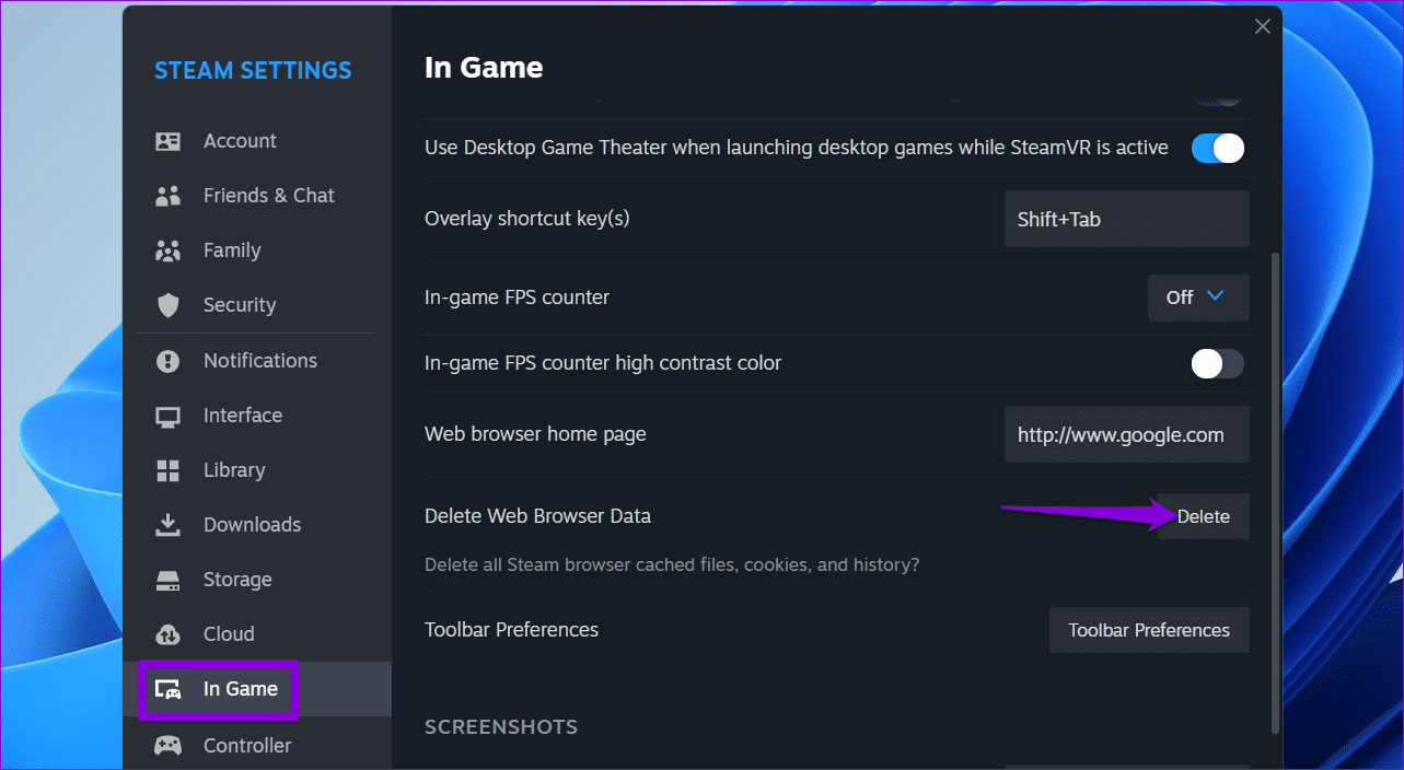 6 Ways To Fix Failed To Load Web Page Error In Steam For Windows Delete Steam Browser Data 