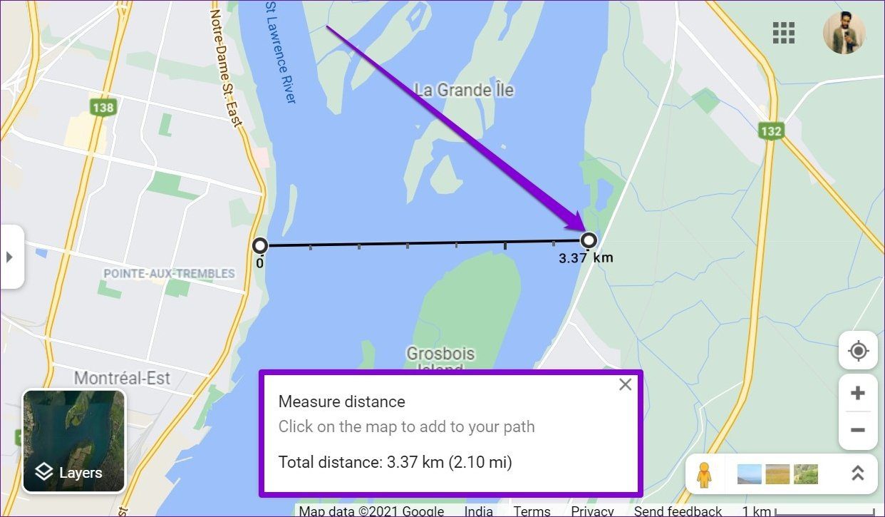 Measuring Tool For Google Maps At Brandon Premo Blog Measure Distance With Google Maps On PC 