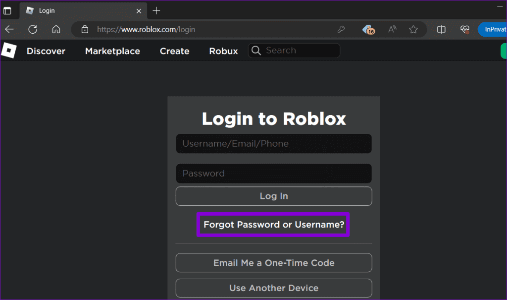 4 Fixes For Roblox Not Letting Me Log In Guiding Tech Reset Roblox Password 1024x605 