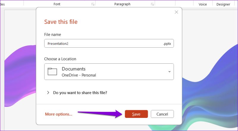 How To Fix Powerpoint Cannot Save File Error - Premium Abstract Pattern Gallery - Full HD