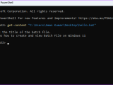 Windows Cmd Batch Commands