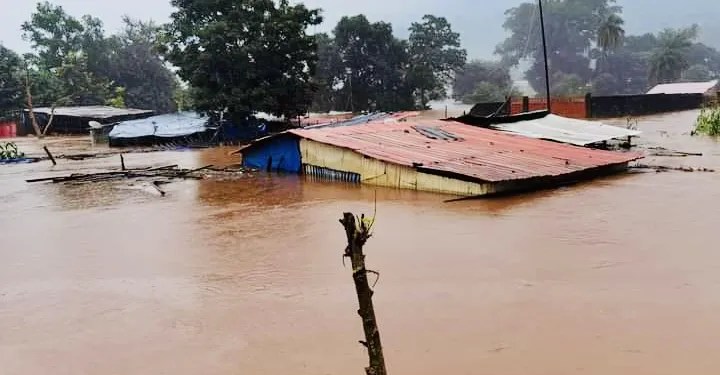 Inondation à Maneyah dans la préfecture de Coyah. (image d'illustration)