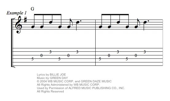 Here is the quickest and easiest way: . Wake Me Up When September Ends Green Day Guitar Noise