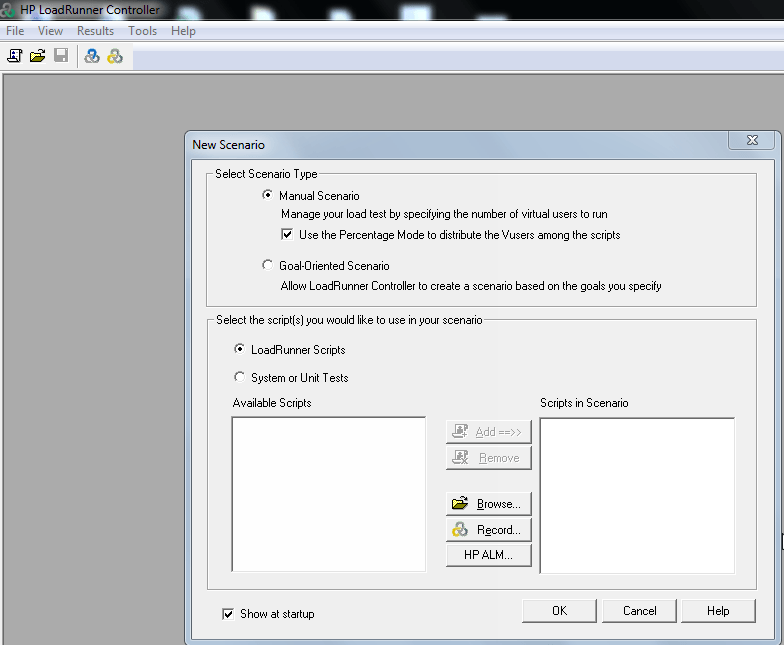 When problems occur, however, it can be frustrating troubleshooting cryptic errors. Loadrunner Controller Tutorial Manual Goal Oriented Scenario