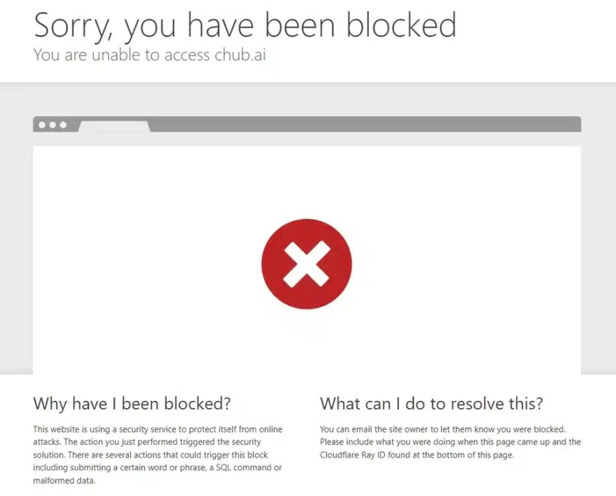 Venus Chub AI Blocked Due To DoS Attack