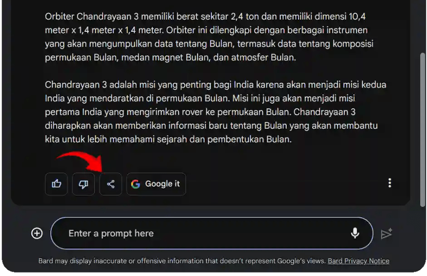 share response