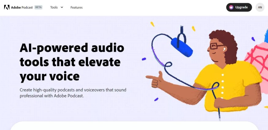Adobe Podcast Beta - Best AI Audio Enhancers