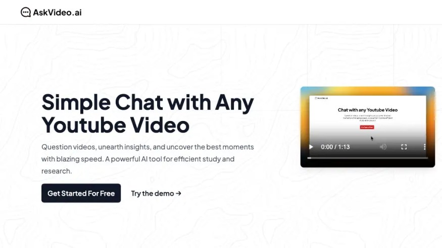 Top 10 Best WatchNow AI Alternatives 2025 7 AskVideo AI - Best WatchNow AI Alternatives