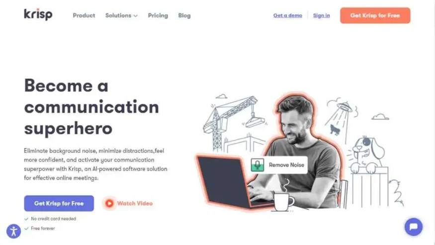 Krisp - Best AI Audio Enhancers