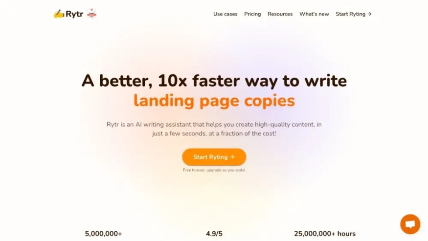 Rytr - Best AI Blog Writer Tools in 2025