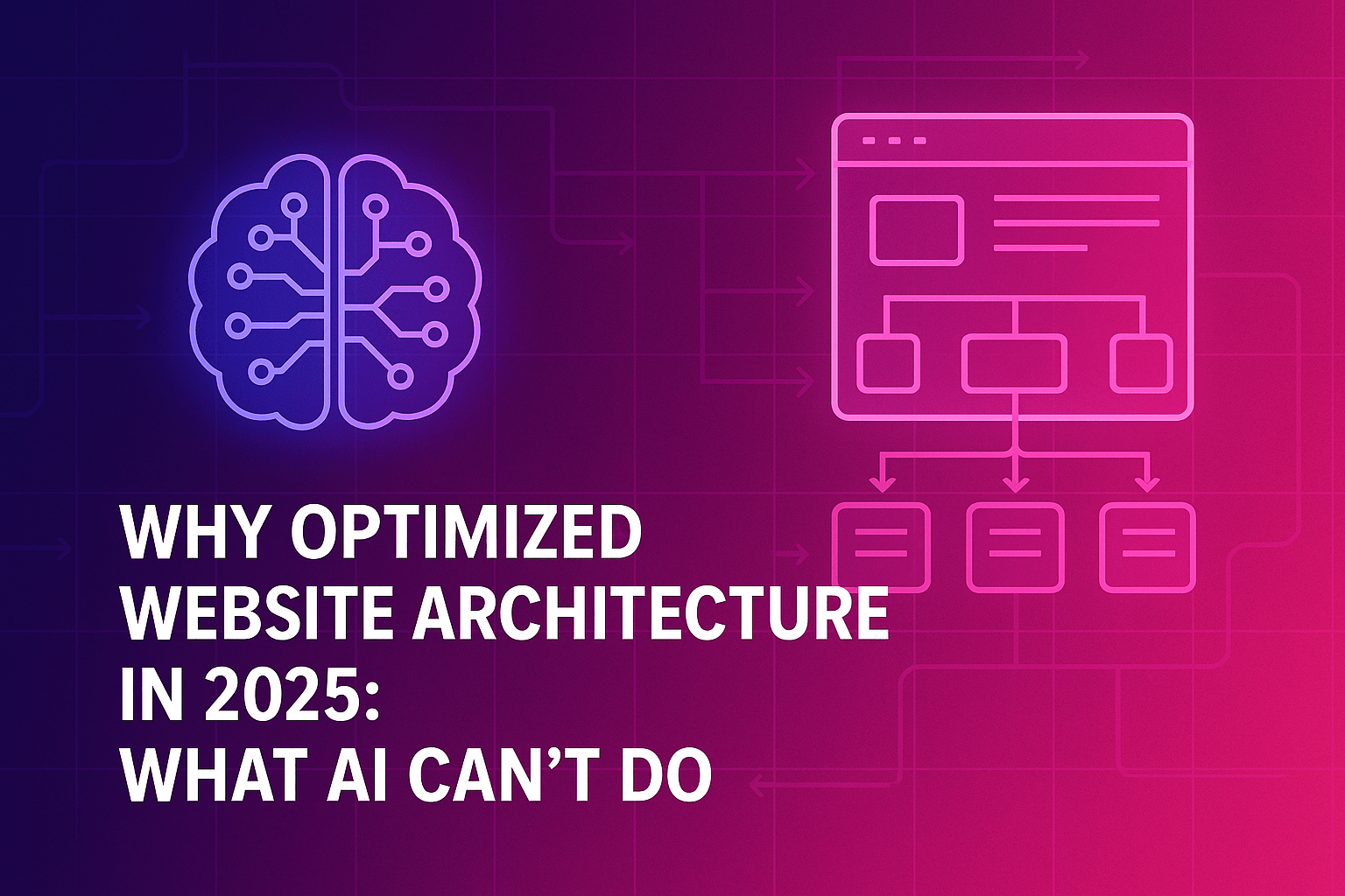 Optimized Website Architecture in 2025: What AI Can’t Do
