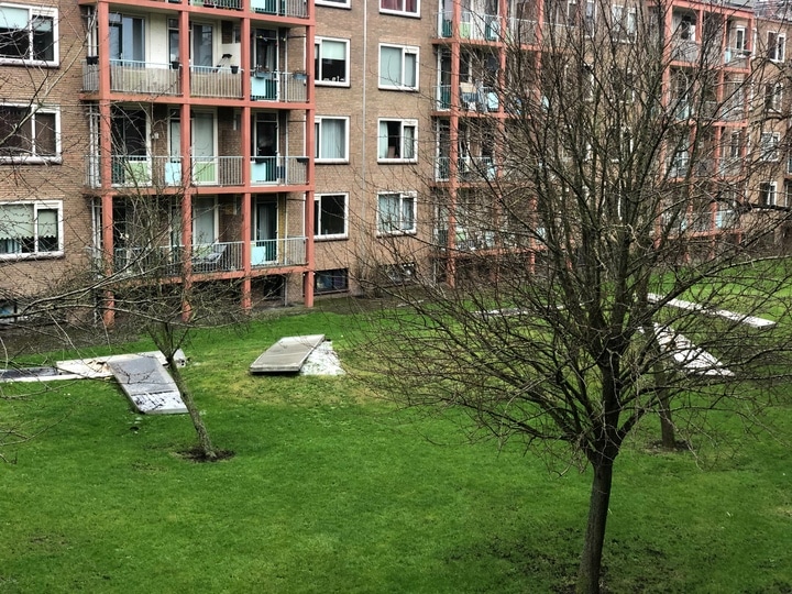 Storm Corrie raast over regio: platen waaien van dak, uitval van treinen