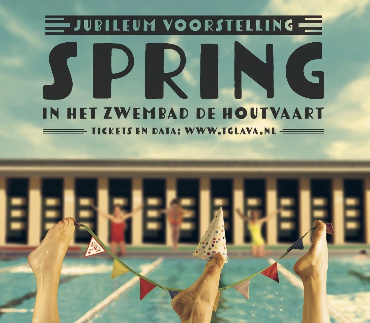 Zwembad de Houtvaart en Toneelgroep Lava vieren samen feest