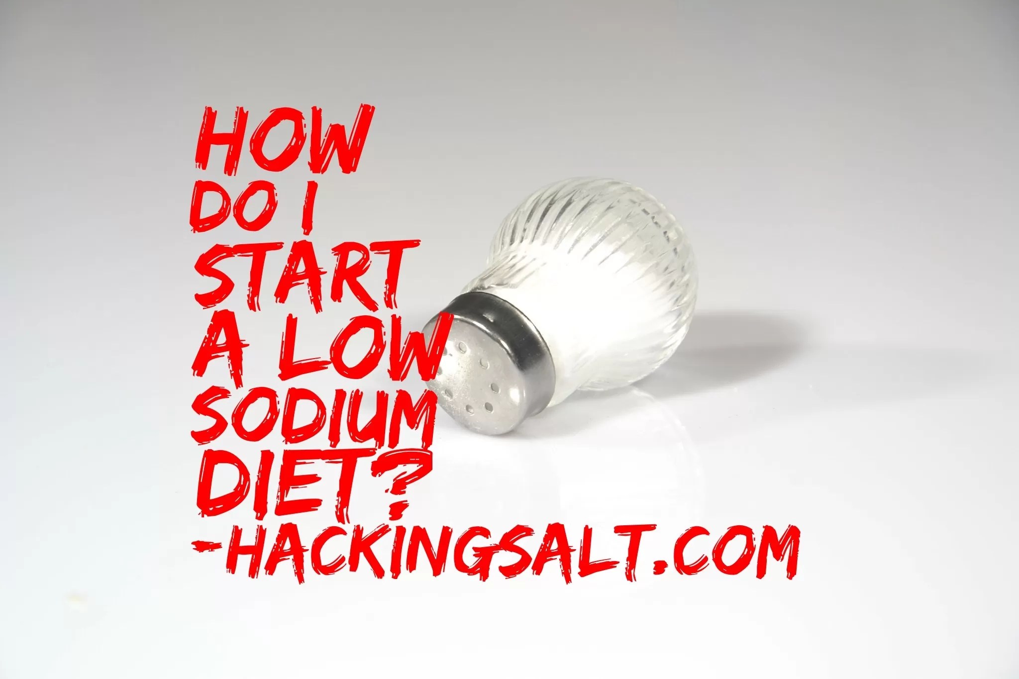 The force of your blood against the walls of your arteries is called your blood pressure. How Do I Start A Low Sodium Diet - Hacking Salt