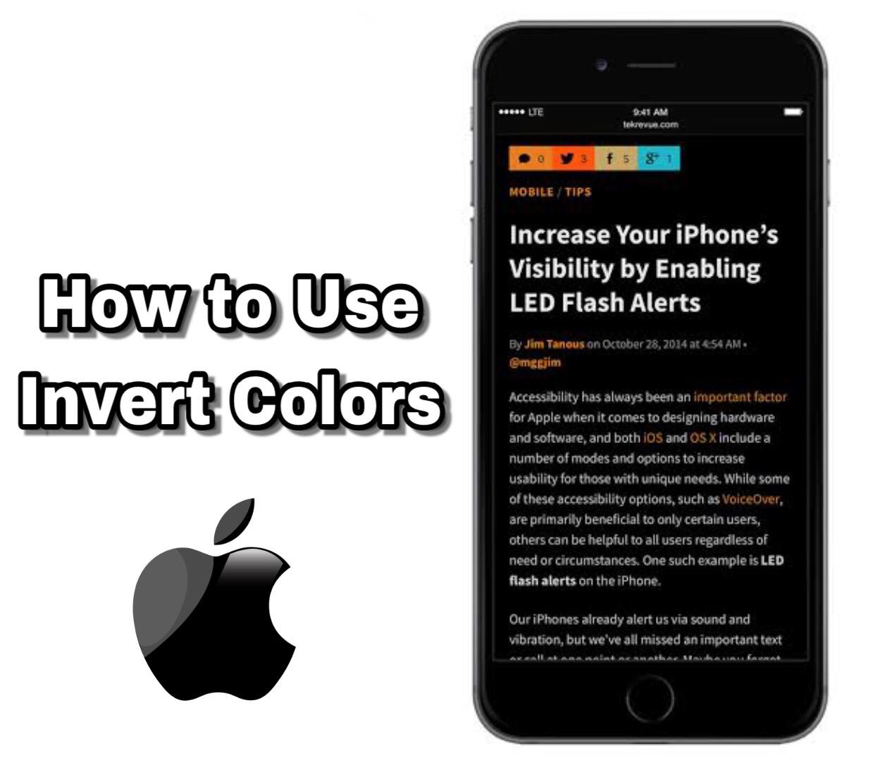 How to Use Invert Colors on iPhone (2 Methods)