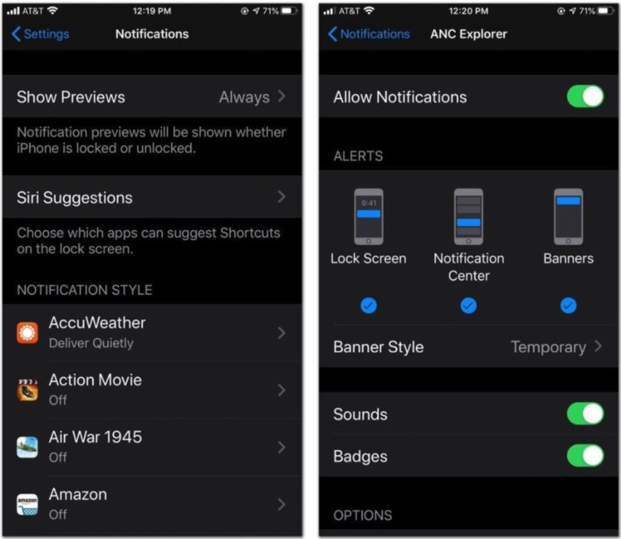 How to control push notifications of your devices