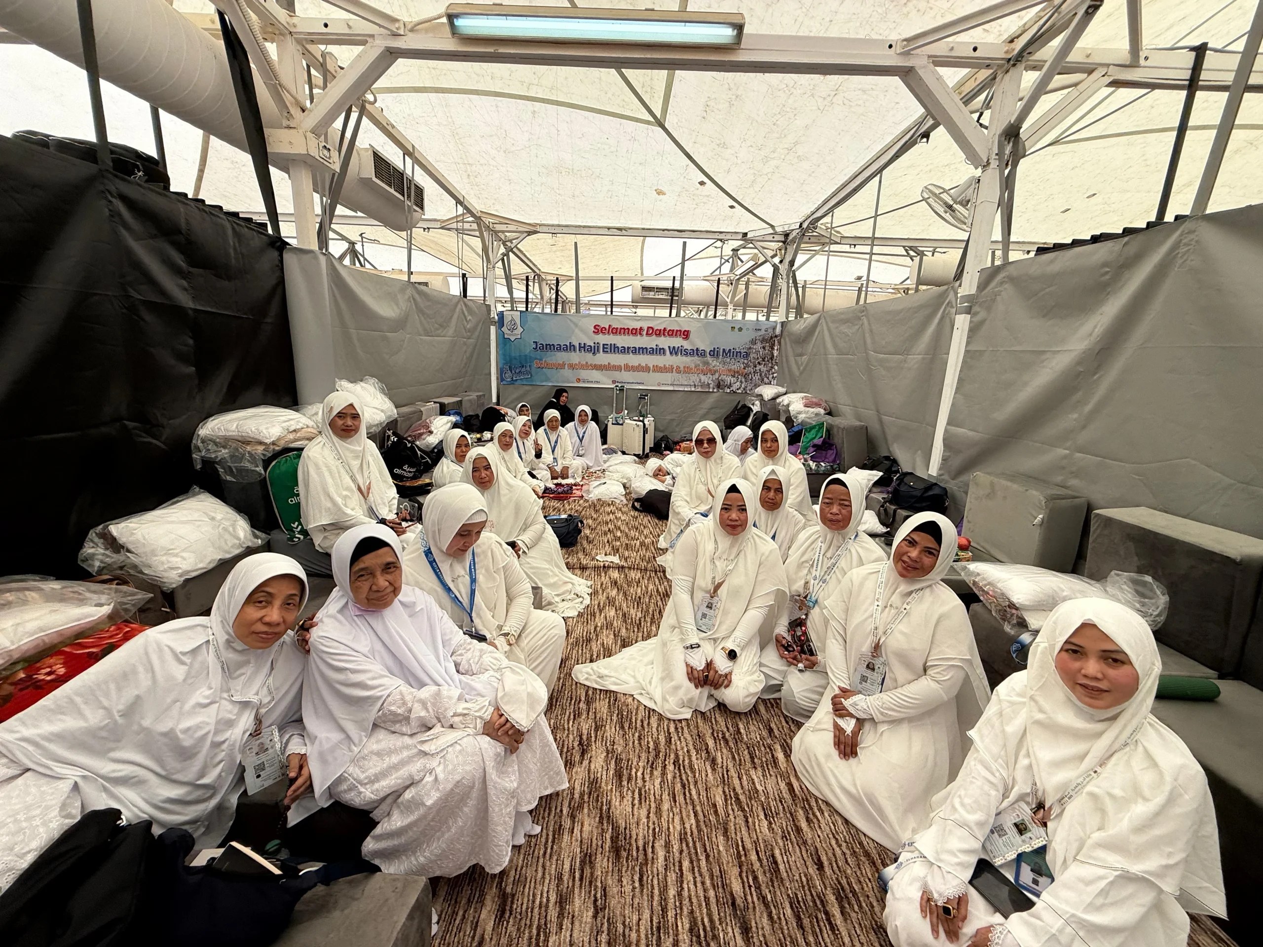 Testimoni jamaah Haji El Haramain Wisata di Mina (foto 2)