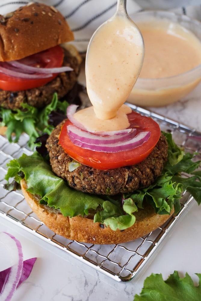 Easy Vegetarian Black Bean Burger