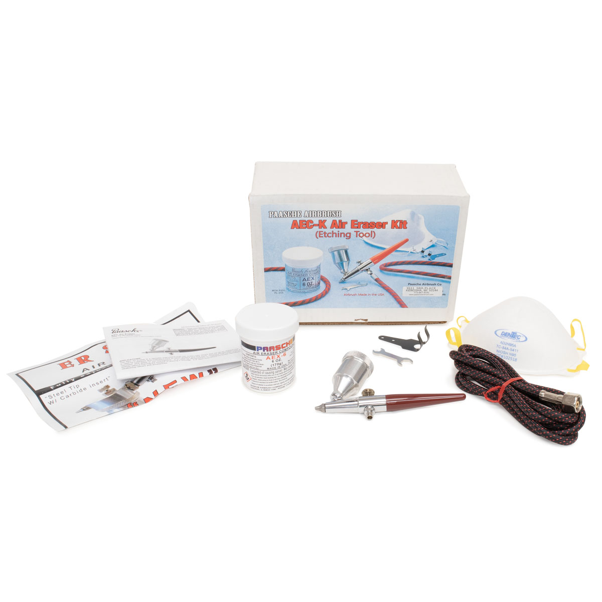52PAB Air Brush Kit For Sandblasting With Aluminum Oxide - Handler