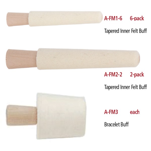 Felt Buffs for Polishing with a Bench Lathe