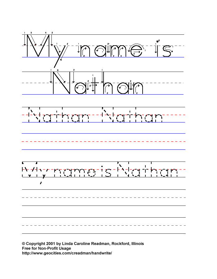 basic handwriting for kids manuscript names male non javascript lists