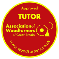 Approved Tutor Badge awarded to Paul Hannaby by the Association of Woodturners of Great Britain