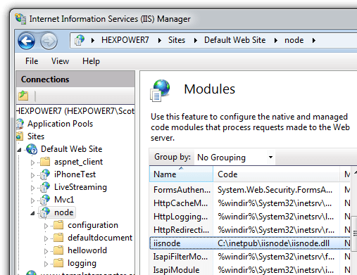 Installing And Running Node Js Applications Within Iis On