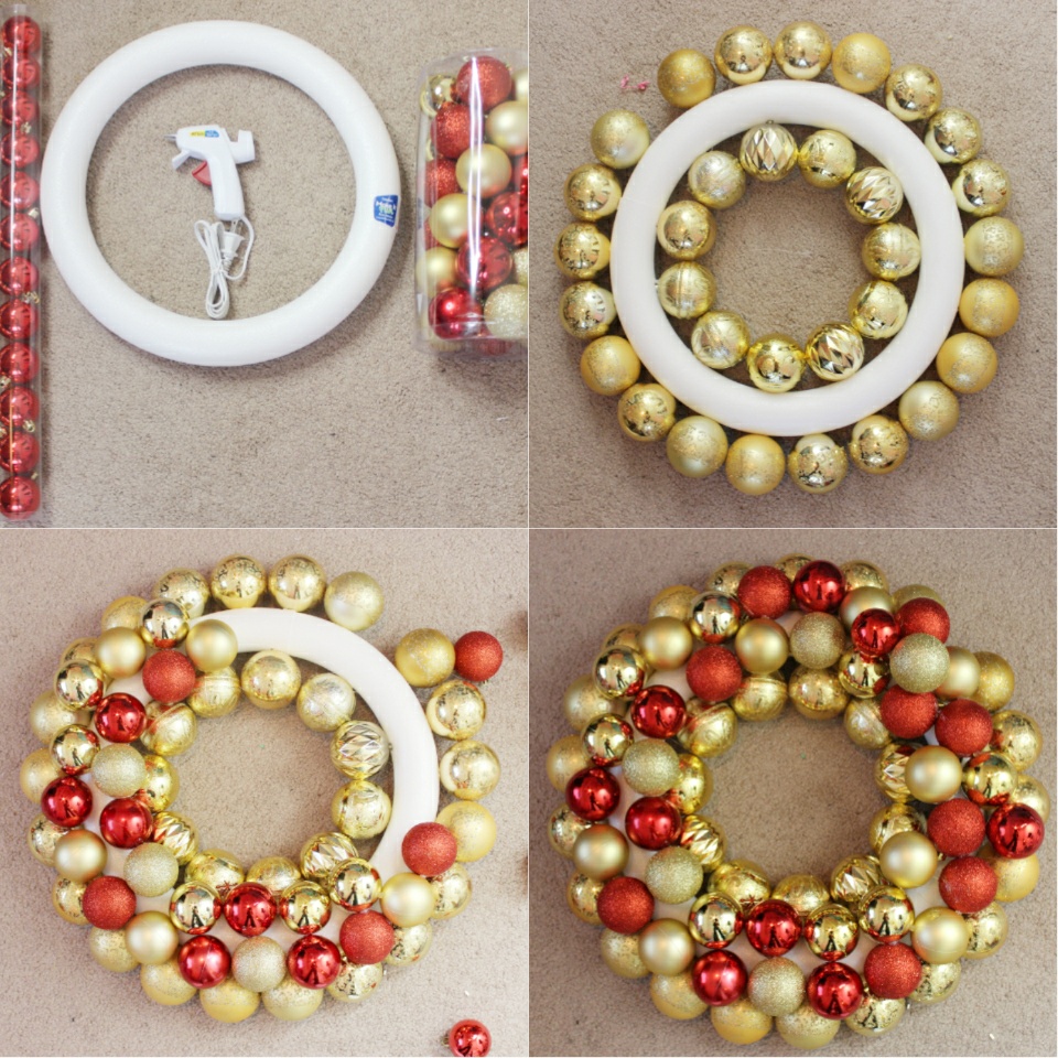 DIY Ornament Wreath - Happily Ever Natural