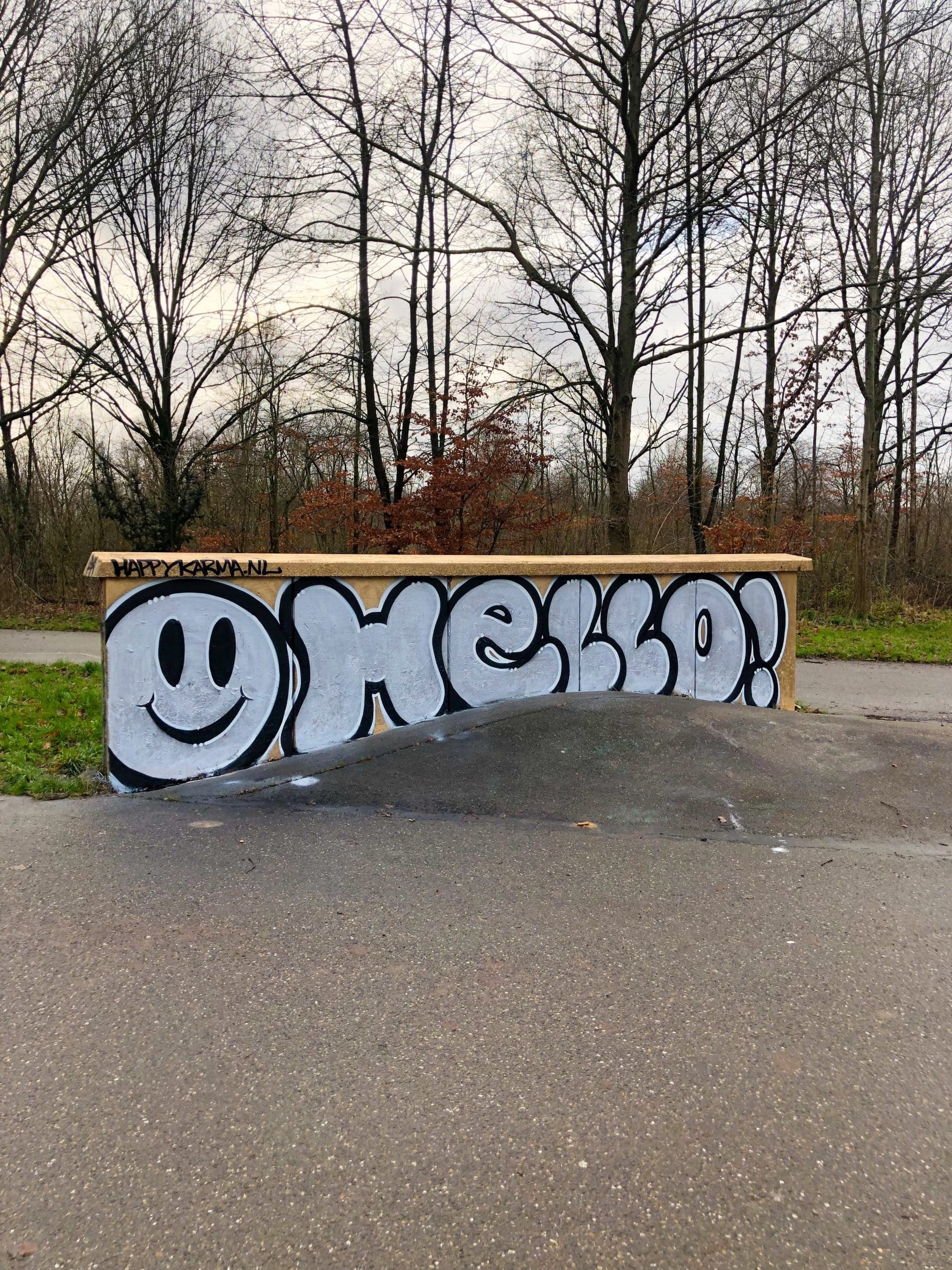 Verjaardag Graffiti Happy Karma