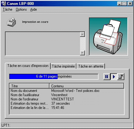 Cliquez sur l'icône pour plus de détails. Canon Lbp 800 Comparatif Les Imprimantes Laser Personnelles Hardware Fr