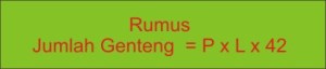 rumus genteng