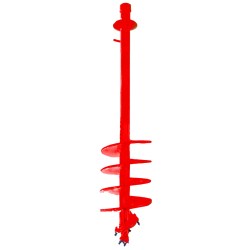 9" Heavy Duty Multiplane Bullet Tooth Rock Auger 2 5/8 Hex