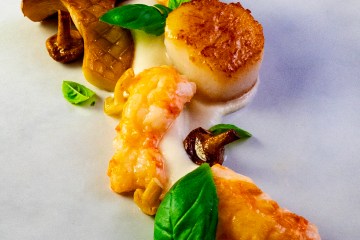 Langoustine, coquille en bloemkool