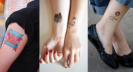 Cat-Themed Temporary Tattoo Round-Up • Hauspanther 235_x_435_jpg
