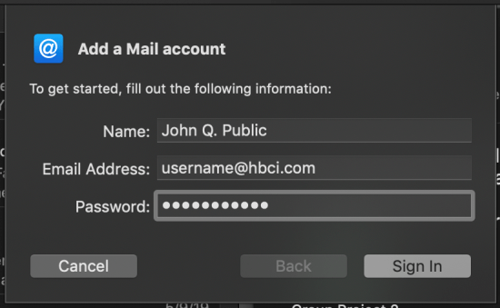 In inc.'s exclusive national small business town hall, the u.s. Mac Email Settings Hbc