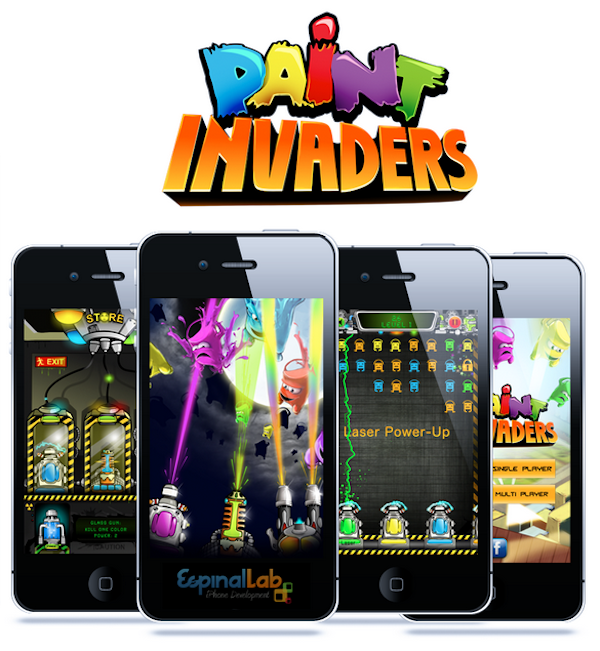 Paint Invaders: juego estilo arcade creado por manos dominicanas