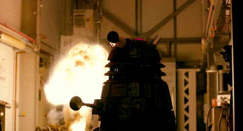 Dalek exploding