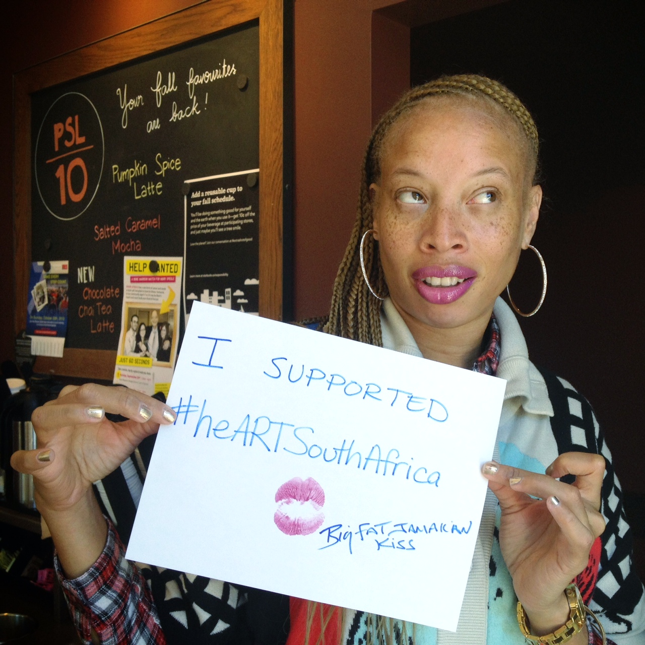 Stacey McKenzie, Ambassador of The heART of a Woman Project South Africa