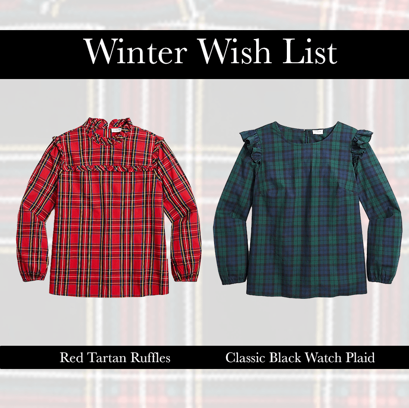 From Tartan to Turtlenecks: My J.Crew Factory Winter Wishlist