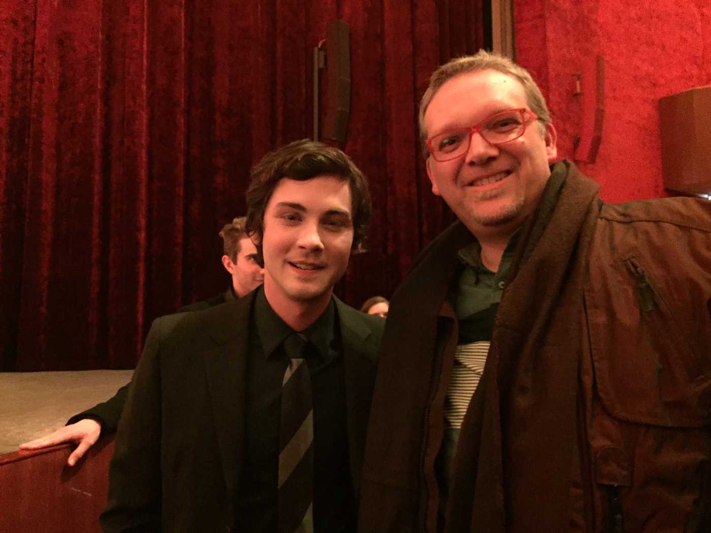 Logan Lerman und ich