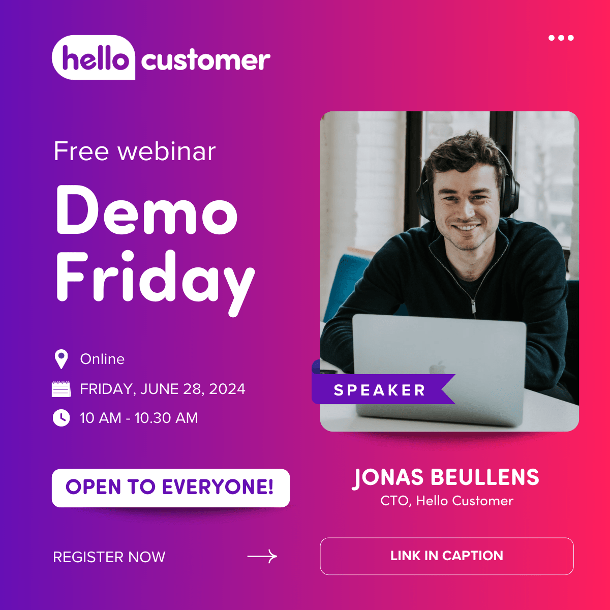 Demo Request Hello Customer - High Resolution Dark Backgrounds for Desktop