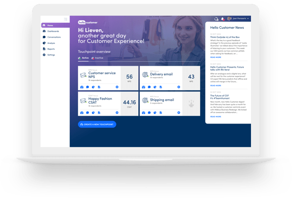 Hello Customer Customer Feedback Management Platform - 4K Geometric Patterns for Desktop