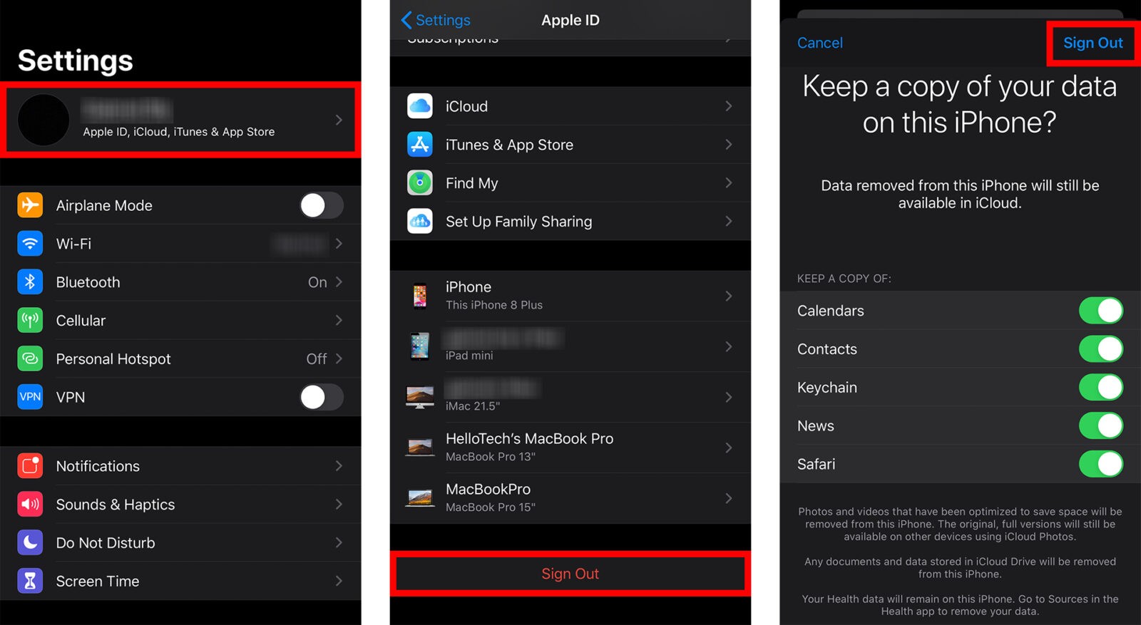 If you're using ios 10.3 or later, go to settings and tap sign in to your device. How To Change Your Apple Id On An Iphone Hellotech How