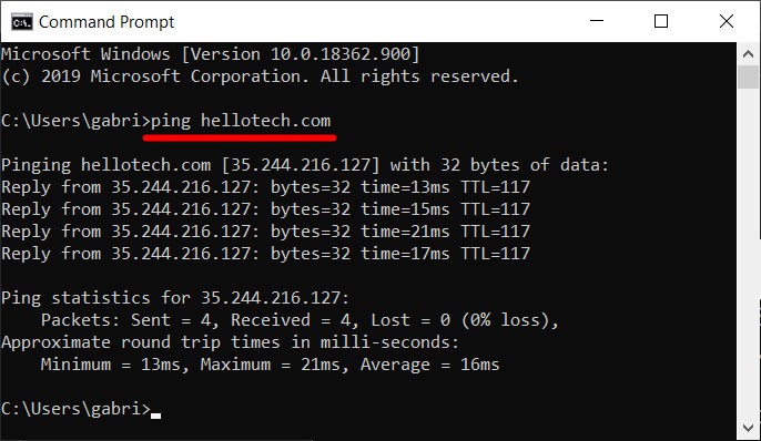 How To Ping Test Windows 10 Ping Test Hellotech 1 
