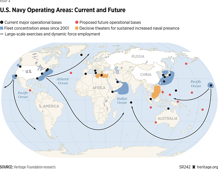Us Navy Map Of The Future 3 Stratfor The World S Leading SR RAMP Navy Map 4 US Activity 