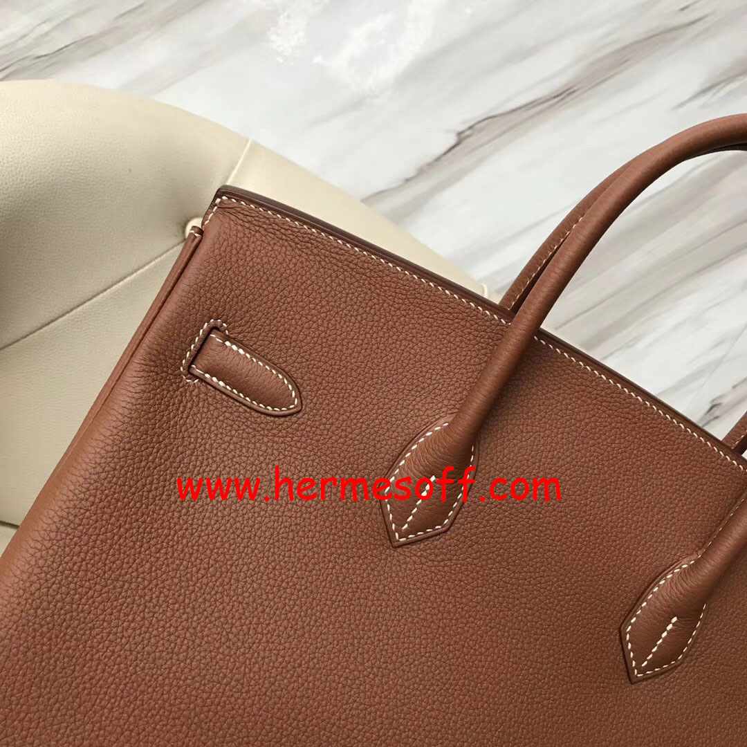 HERMES バーキン35 ブリュレ トゴ ゴールド金具 - エルメス人気商品
