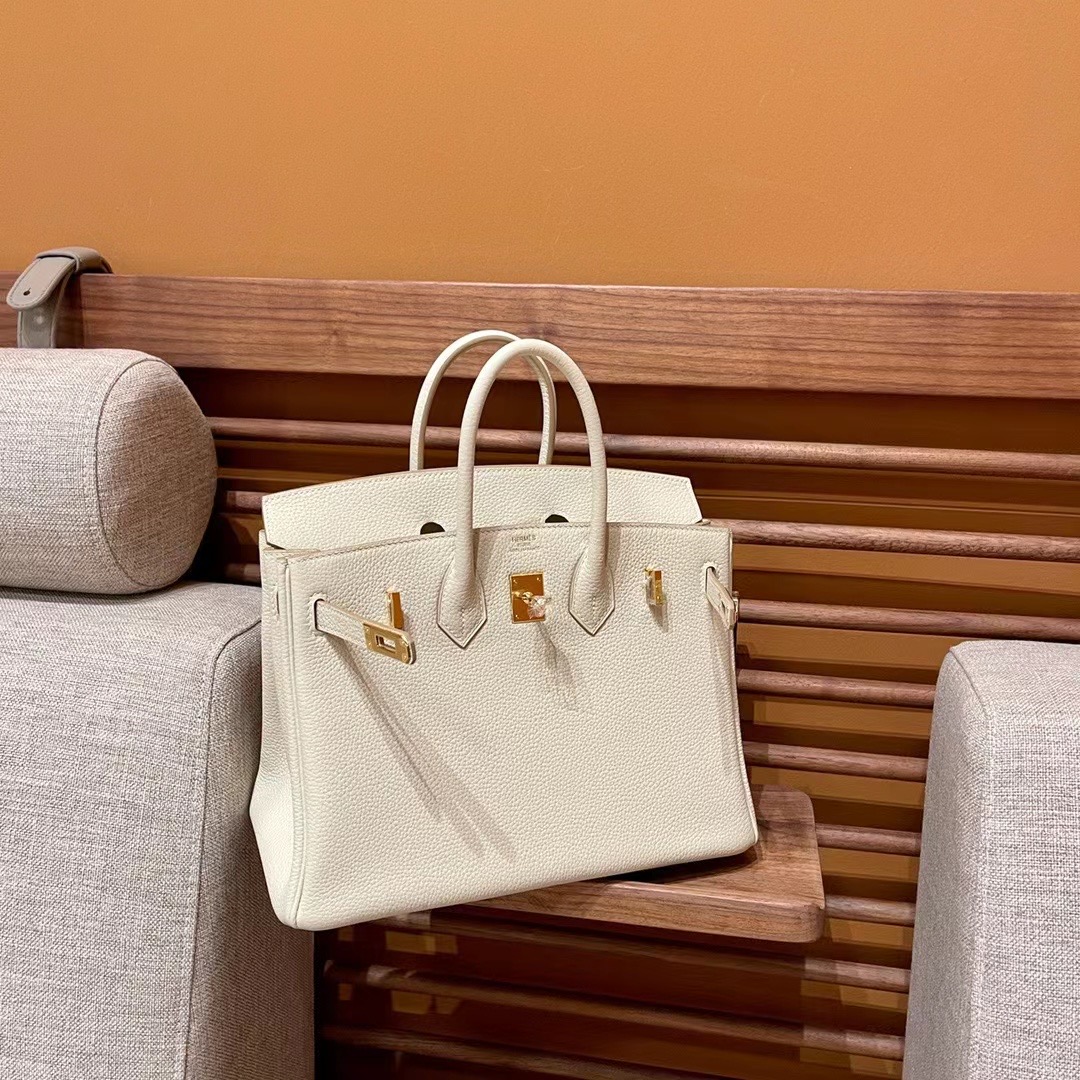 エルメス バーキン25 クレ トゴ ゴールド金具【N品】 - 画像 (3)