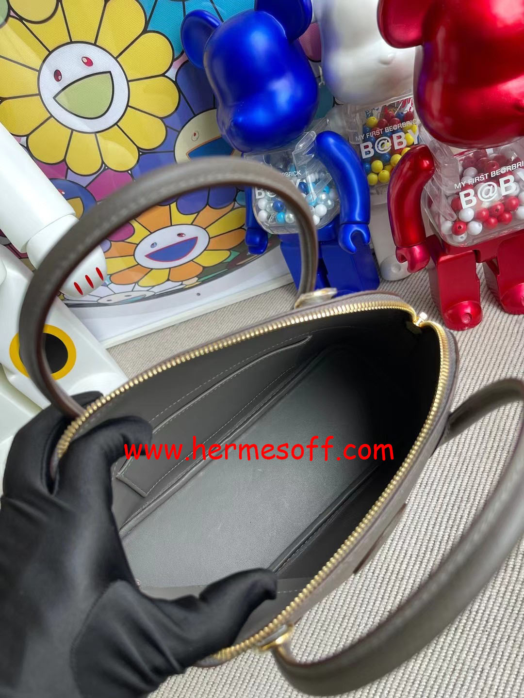 VINTAGE エルメス ボリード27cm エプソン エタン/S金具 ボリード エルメス ボリード27 エタン ヴォーエプソン ゴールド