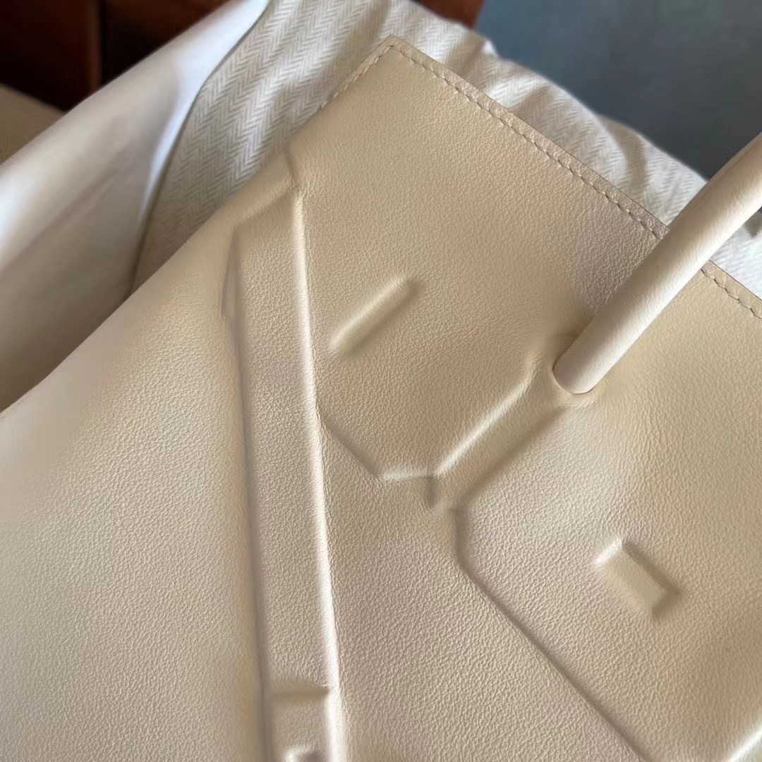 エルメス バーキン25 シャドー ナタ スイフト シルバー金具【超N品】 - 画像 (6)