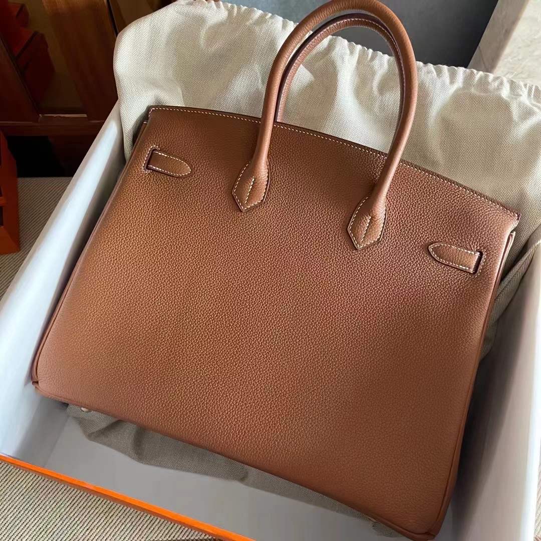 エルメス バーキン30 ゴールド  トゴ ゴールド金具【N品】Nbirkin173 - 画像 (3)